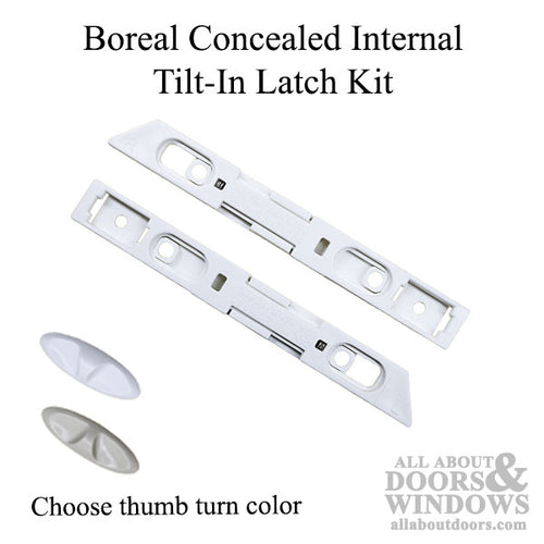 Boreal Concealed Internal Tilt-In Latch for Vinyl Window Kit - Boreal Concealed Internal Tilt-In Latch for Vinyl Window Kit