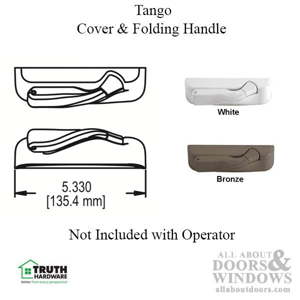 Truth 50.10 Encore Dual Arm Casement Operator with Stud, Right Hand - Truth 50.10 Encore Dual Arm Casement Operator with Stud, Right Hand