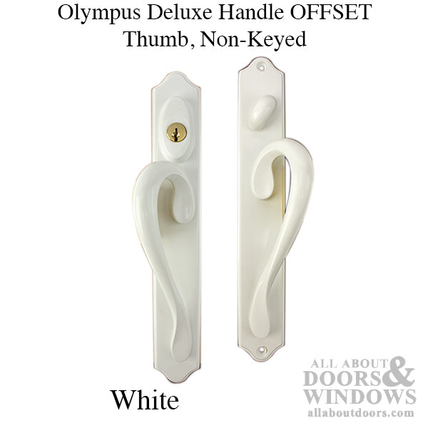Ashland Inspirations Sliding Door Handle Wide Plate Keyed Sliding Door Handle - Ashland Inspirations Sliding Door Handle Wide Plate Keyed Sliding Door Handle
