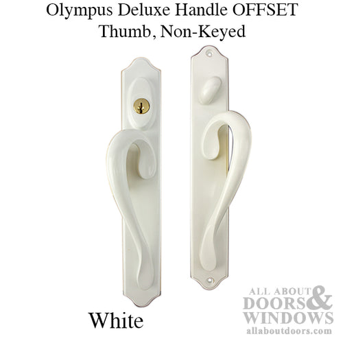 Ashland Inspirations Sliding Door Handle Wide Plate Keyed Sliding Door Handle - Ashland Inspirations Sliding Door Handle Wide Plate Keyed Sliding Door Handle
