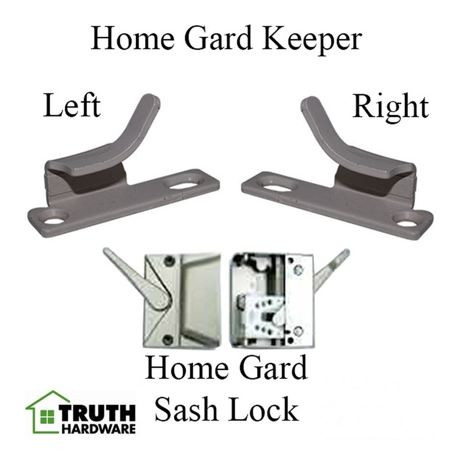 Non-Handed Truth Home Gard Sash Lock with Plastic Latch for Casement Window - Choose Color - Non-Handed Truth Home Gard Sash Lock with Plastic Latch for Casement Window - Choose Color