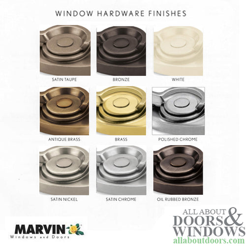 Marvin Folding Handle and Cover Left Handed Handle For Ultimate Casement Window - Marvin Folding Handle and Cover Left Handed Handle For Ultimate Casement Window