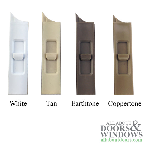 Tilt Latch, Slide in finger latch for vinyl window, Plastic Assembly - Choose Color - Tilt Latch, Slide in finger latch for vinyl window, Plastic Assembly - Choose Color