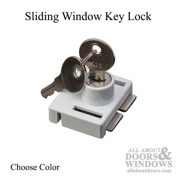 Sliding Window Keyed Lock - Choose Color - Sliding Window Keyed Lock - Choose Color