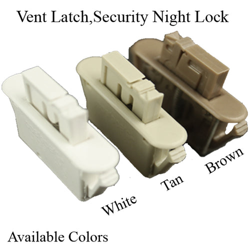 Amesbury Vent Latch Plastic Security Night  Vent Latch For Double Hung Windows - Amesbury Vent Latch Plastic Security Night  Vent Latch For Double Hung Windows