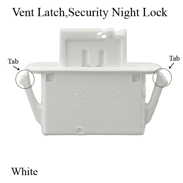 Amesbury Vent Latch Plastic Security Night  Vent Latch For Double Hung Windows - Amesbury Vent Latch Plastic Security Night  Vent Latch For Double Hung Windows