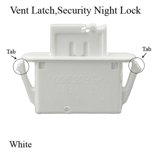 Amesbury Vent Latch Plastic Security Night  Vent Latch For Double Hung Windows - Amesbury Vent Latch Plastic Security Night  Vent Latch For Double Hung Windows