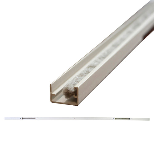 Hurd CHES / HES Inverted U-Cap Bottom Patio Door Weatherstrip Channel - Hurd CHES / HES Inverted U-Cap Bottom Patio Door Weatherstrip Channel
