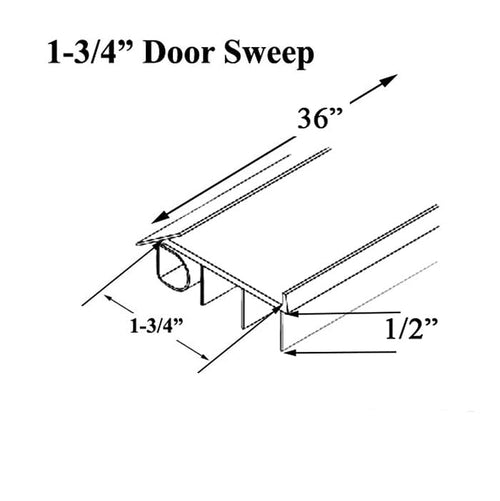 Atrium Door Bottom Weather Seal / Sweep - Atrium Door Bottom Weather Seal / Sweep