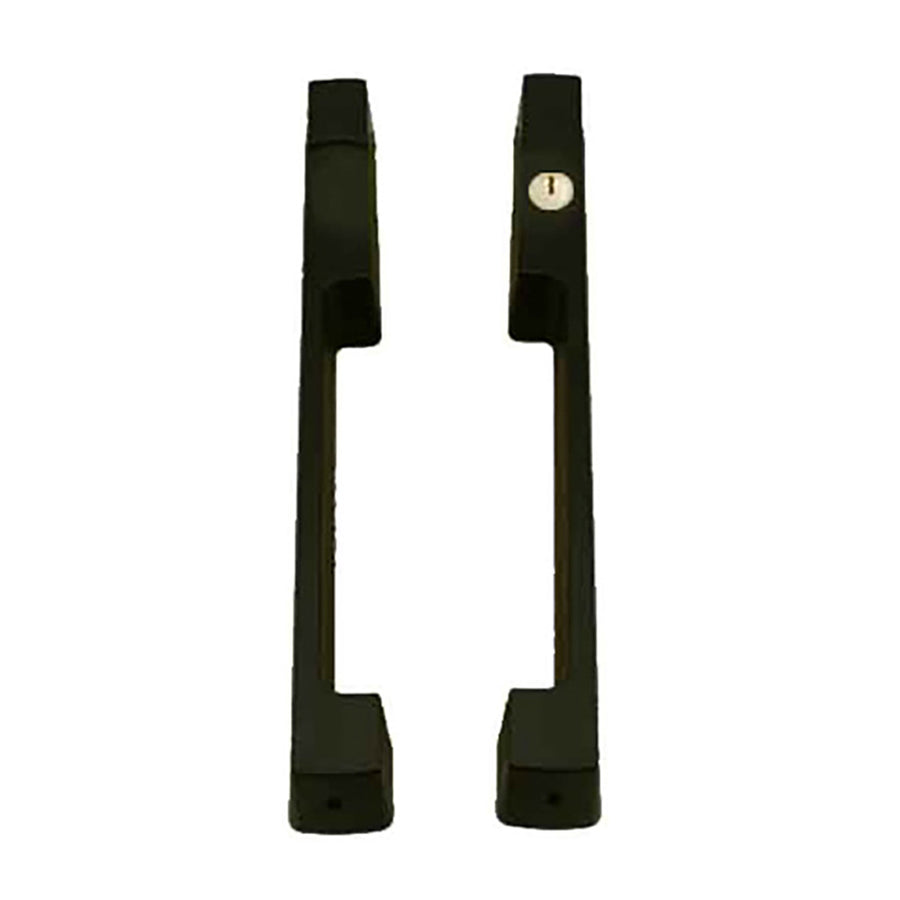 HOPPE Dallas Series Sliding Door Handle Set for HLS9000 Multipoint Locking System Keyed Left Hand - HOPPE Dallas Series Sliding Door Handle Set for HLS9000 Multipoint Locking System Keyed Left Hand
