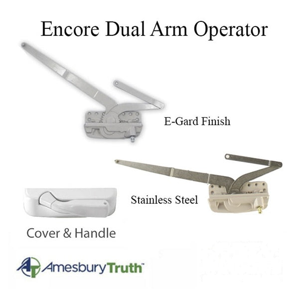 Truth 50.10 Encore Dual Arm Casement Operator with Stud, Left Hand - Truth 50.10 Encore Dual Arm Casement Operator with Stud, Left Hand