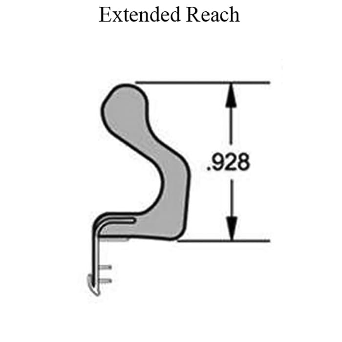Door Jamb Weatherstrip, 96 inch stick Extended Reach, Choose Color - Door Jamb Weatherstrip, 96 inch stick Extended Reach, Choose Color