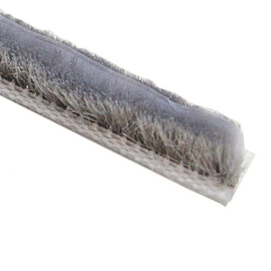 Weatherstrip .270 backing x .450  T-Slot pile w/ Fin Seal, Door & Window