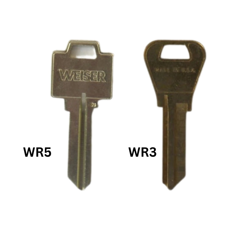 Amesbury Key Blank for Weiser Locks - Sold Each - Amesbury Key Blank for Weiser Locks - Sold Each