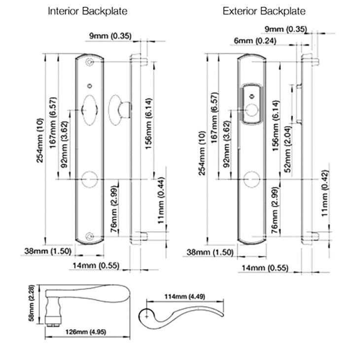 HOPPE HLS7 Handle Set with Munchen Lever Keyed Active Oil Rubbed Brass - HOPPE HLS7 Handle Set with Munchen Lever Keyed Active Oil Rubbed Brass
