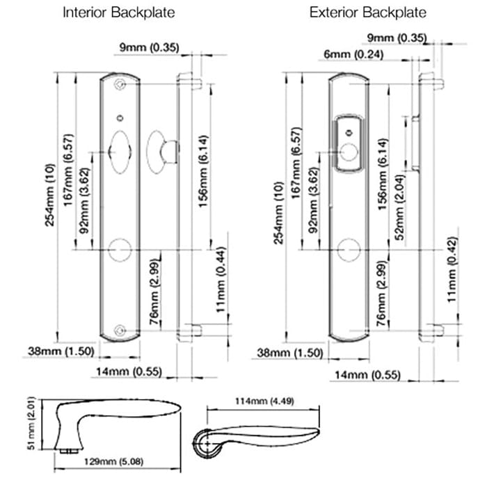HOPPE HLS7 Handle Set Toronto Keyed Active Satin Nickel - HOPPE HLS7 Handle Set Toronto Keyed Active Satin Nickel