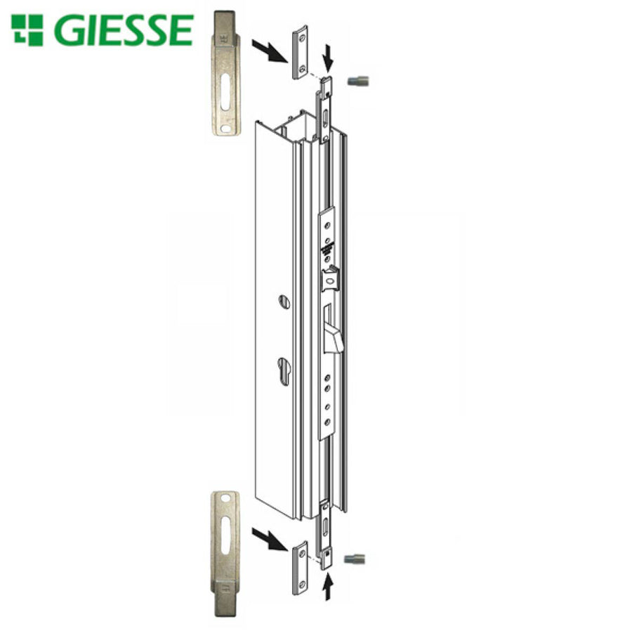 22mm Giesse 45mm Door Lock with Deadbolt 92mm PZ - 22mm Giesse 45mm Door Lock with Deadbolt 92mm PZ