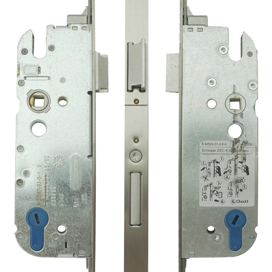 Secury Automatic Multipoint Lock Key Operated 45mm Backset 92mm PZ Gear Driven - Secury Automatic Multipoint Lock Key Operated 45mm Backset 92mm PZ Gear Driven