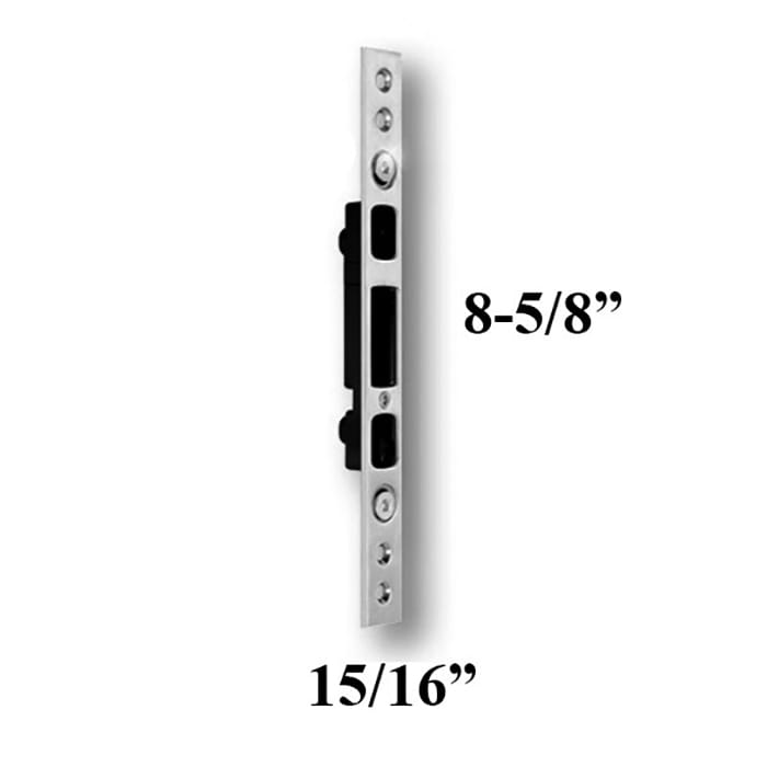 Hoppe Strike Plate for Swing Hook/Round Bolts - Stainless Steel - Hoppe Strike Plate for Swing Hook/Round Bolts - Stainless Steel