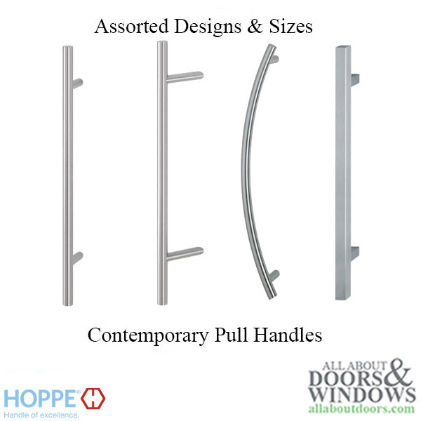 HOPPE Bow Shaped Round Pull Handle 63 Inch - HOPPE Bow Shaped Round Pull Handle 63 Inch