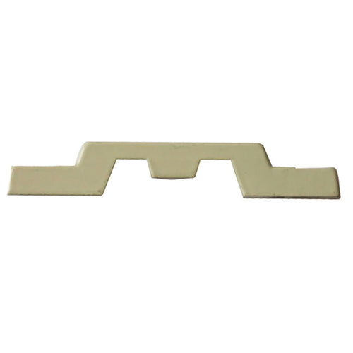 Sash Lock Keeper with 2-1/4 Inch Screw Hole Spacing - Sash Lock Keeper with 2-1/4 Inch Screw Hole Spacing