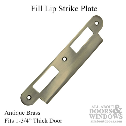 G-U Latch and Deadbolt Strike Plate Kit, Reversible, 1-3/4 Door - Choose Color - G-U Latch and Deadbolt Strike Plate Kit, Reversible, 1-3/4 Door - Choose Color