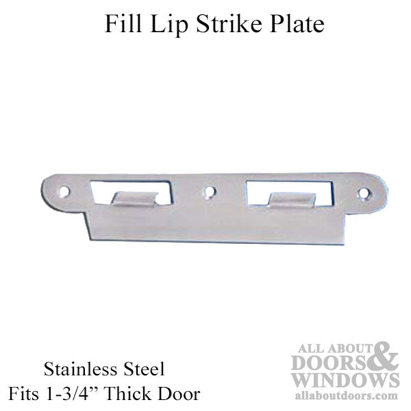 G-U Latch and Deadbolt Strike Plate Kit, Reversible, 1-3/4 Door - Choose Color - G-U Latch and Deadbolt Strike Plate Kit, Reversible, 1-3/4 Door - Choose Color