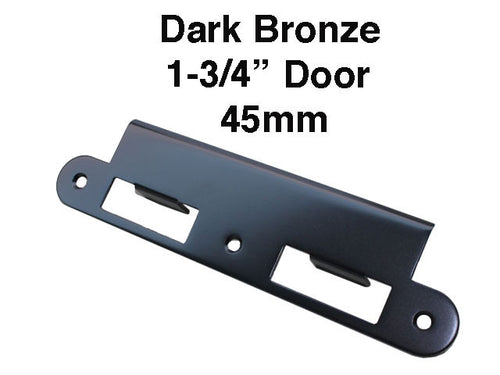 G-U Latch and Deadbolt Strike Plate Kit, Reversible, 1-3/4 Door - Choose Color - G-U Latch and Deadbolt Strike Plate Kit, Reversible, 1-3/4 Door - Choose Color