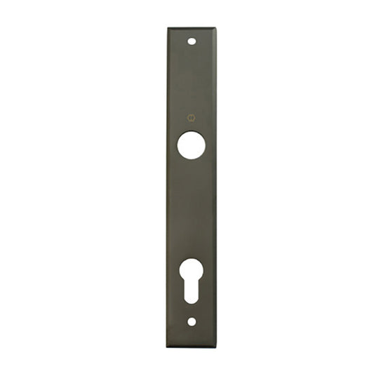 HOPPE Dallas Interior Backplate M2161N for Active/Inactive Handlesets - Dark Bronze Metallic