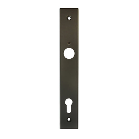 HOPPE Dallas Interior Backplate M2161N for Active/Inactive Handlesets - Rustic Umber