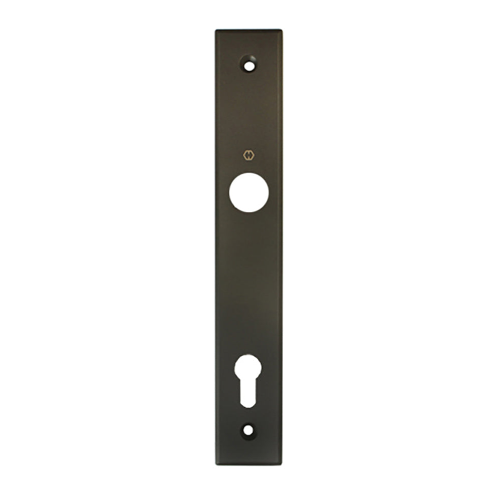 HOPPE Dallas Interior Backplate M2161N for Active/Inactive Handlesets - Rustic Umber - HOPPE Dallas Interior Backplate M2161N for Active/Inactive Handlesets - Rustic Umber