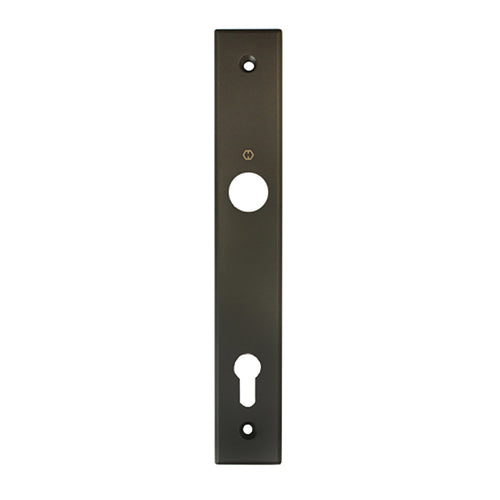 HOPPE Dallas Interior Backplate M2161N for Active/Inactive Handlesets - Rustic Umber - HOPPE Dallas Interior Backplate M2161N for Active/Inactive Handlesets - Rustic Umber