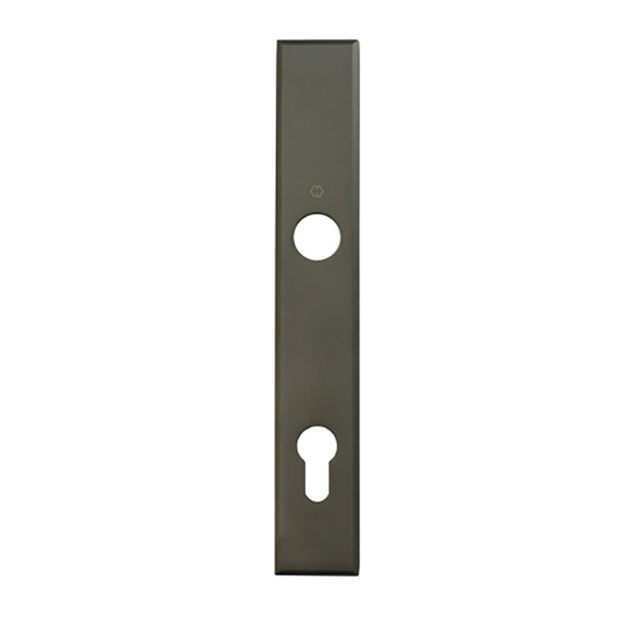 HOPPE Dallas Exterior Backplate M2161N for Active Handlesets - Dark Bronze Metallic - HOPPE Dallas Exterior Backplate M2161N for Active Handlesets - Dark Bronze Metallic
