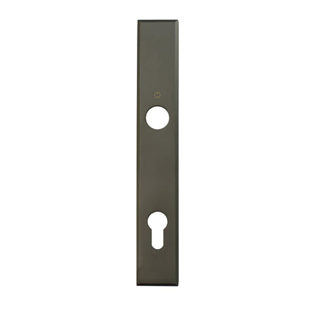HOPPE Dallas Exterior Backplate M2161N for Active Handlesets - Dark Bronze Metallic - HOPPE Dallas Exterior Backplate M2161N for Active Handlesets - Dark Bronze Metallic