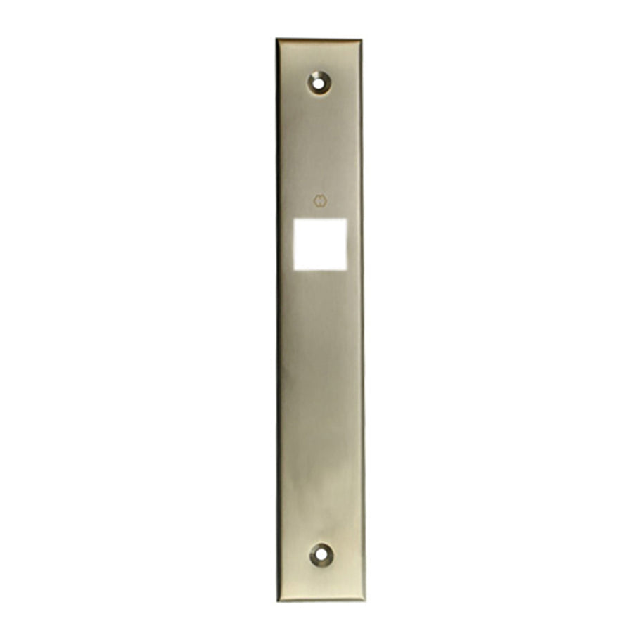 HOPPE Dallas Interior Backplate M2161N for Dummy Handlesets - Satin Nickel - HOPPE Dallas Interior Backplate M2161N for Dummy Handlesets - Satin Nickel