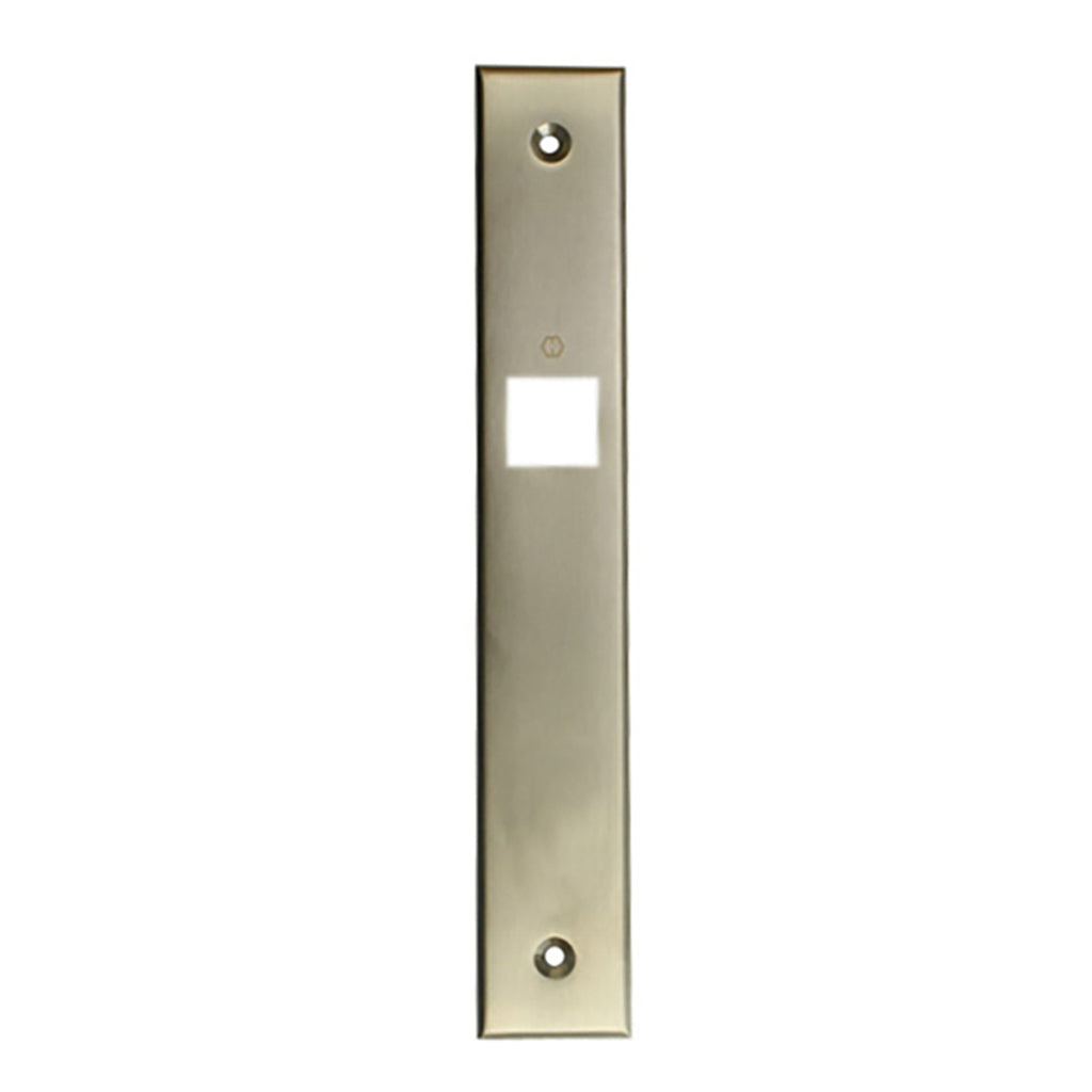 HOPPE Dallas Interior Backplate M2161N for Dummy Handlesets - Satin Nickel - HOPPE Dallas Interior Backplate M2161N for Dummy Handlesets - Satin Nickel