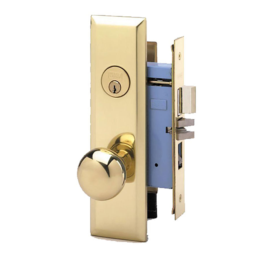 Marks New Yorker Entrance Handle Set Right Handed Door Handle With Lock - Marks New Yorker Entrance Handle Set Right Handed Door Handle With Lock