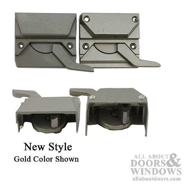 Weather Shield Casement Window Sash Lock, 4 Screw holes, 2-3/8 inch, Left hand - Choose Color - Weather Shield Casement Window Sash Lock, 4 Screw holes, 2-3/8 inch, Left hand - Choose Color