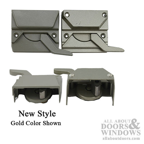 Weather Shield Casement Window Sash Lock, 4 Screw holes, 2-3/8 inch, Left hand - Choose Color - Weather Shield Casement Window Sash Lock, 4 Screw holes, 2-3/8 inch, Left hand - Choose Color