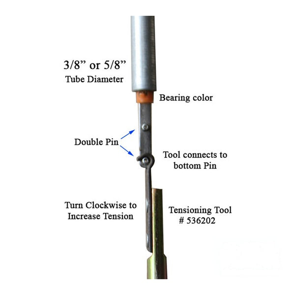 Double Hook Sash Tensioning Spiral Balance for Tilting Windows - Double Hook Sash Tensioning Spiral Balance for Tilting Windows