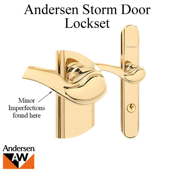 Andersen Traditional Storm Door Handel Set and Hardware Andersen Door Lever- Choose Finish - Andersen Traditional Storm Door Handel Set and Hardware Andersen Door Lever- Choose Finish