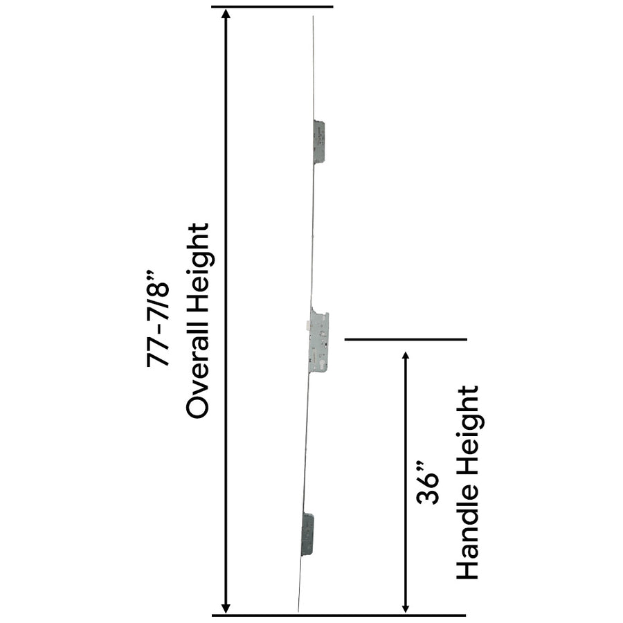 16mm Fuhr Hook Version 3-point lock, 1-3/4