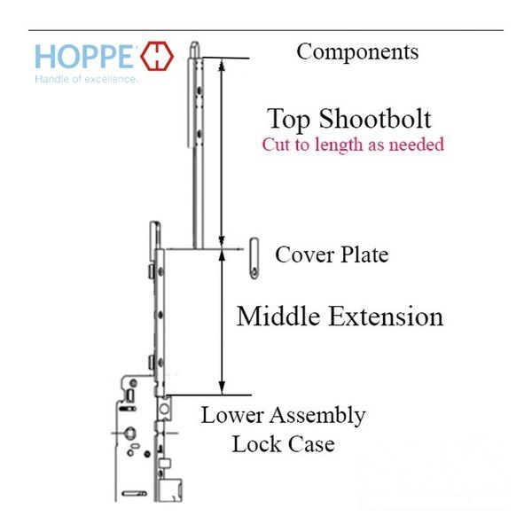16mm Manual Top Extension, Shootbolt 15.75