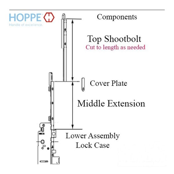 16mm Manual Top Extension, Shootbolt 24.61