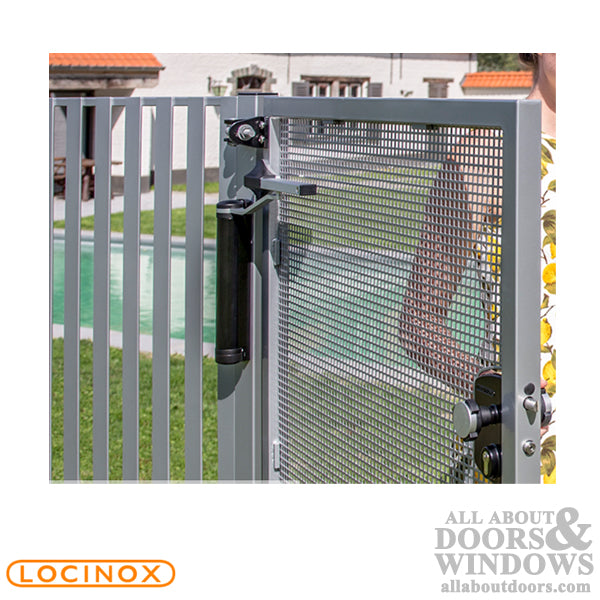 Locinox Lion Compact Hydraulic Gate Closer for Gates up to 165 Pounds - Choose Color - Locinox Lion Compact Hydraulic Gate Closer for Gates up to 165 Pounds - Choose Color