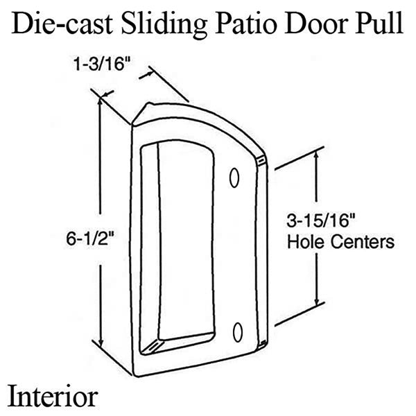 Interior Pull Handle for Sliding Patio Doors Interior Door Handle - Interior Pull Handle for Sliding Patio Doors Interior Door Handle