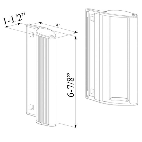 Locinox Gate Pull Handleset - Locinox Gate Pull Handleset