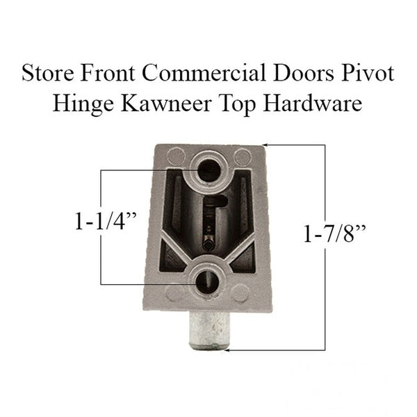 Store Front Commercial Door Pivot Hinge, Kawneer Top and Bottom, Left Hand - Choose Color - Store Front Commercial Door Pivot Hinge, Kawneer Top and Bottom, Left Hand - Choose Color