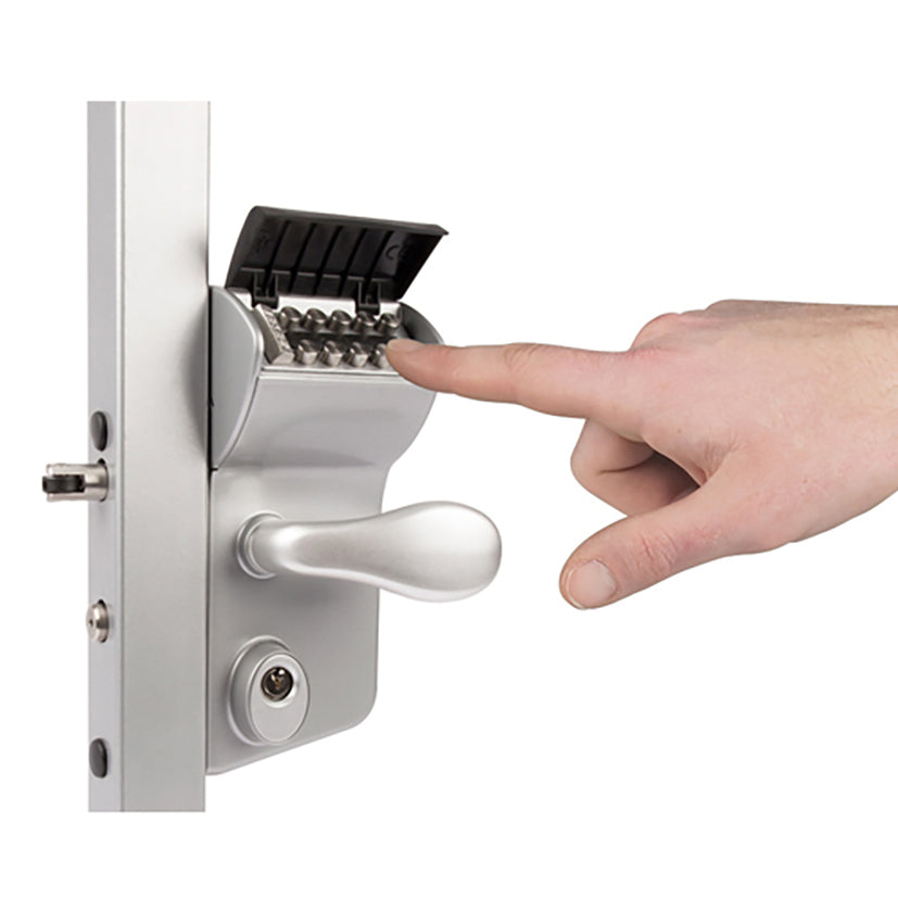 Locinox Vinci Surface-Mounted Mechanical Code Lock (Both Sides) for Gates - Locinox Vinci Surface-Mounted Mechanical Code Lock (Both Sides) for Gates