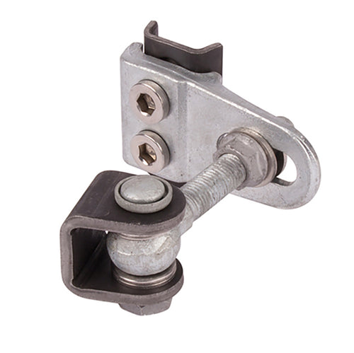 180 Degree Weld-On 4D Adjustable Hinge with M16 or M20 Eyebolts - 180 Degree Weld-On 4D Adjustable Hinge with M16 or M20 Eyebolts